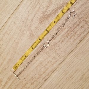 Sterling Silver Star Toggle Bracelet Made in Italy BNWOT